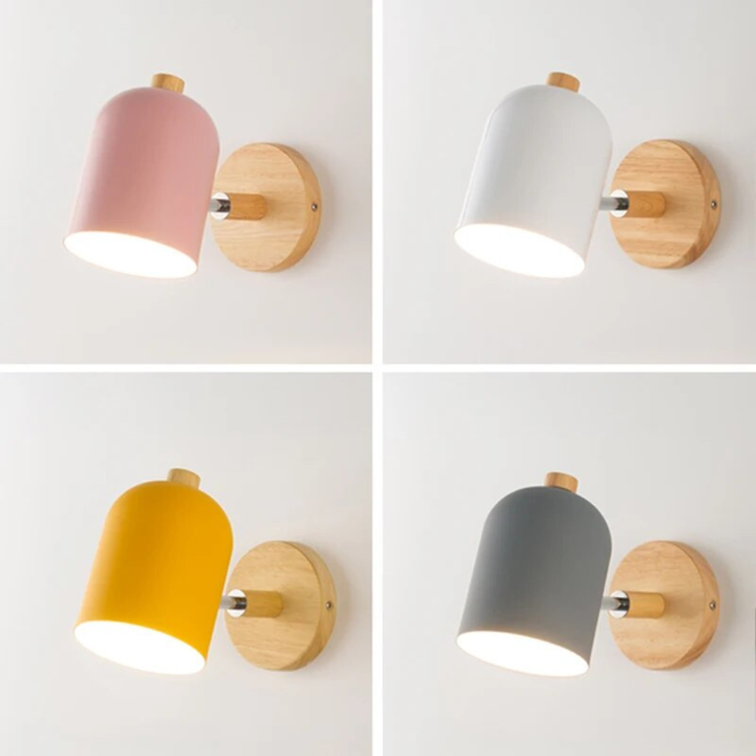 Drelis Wooden Minimalist Wall Lamp