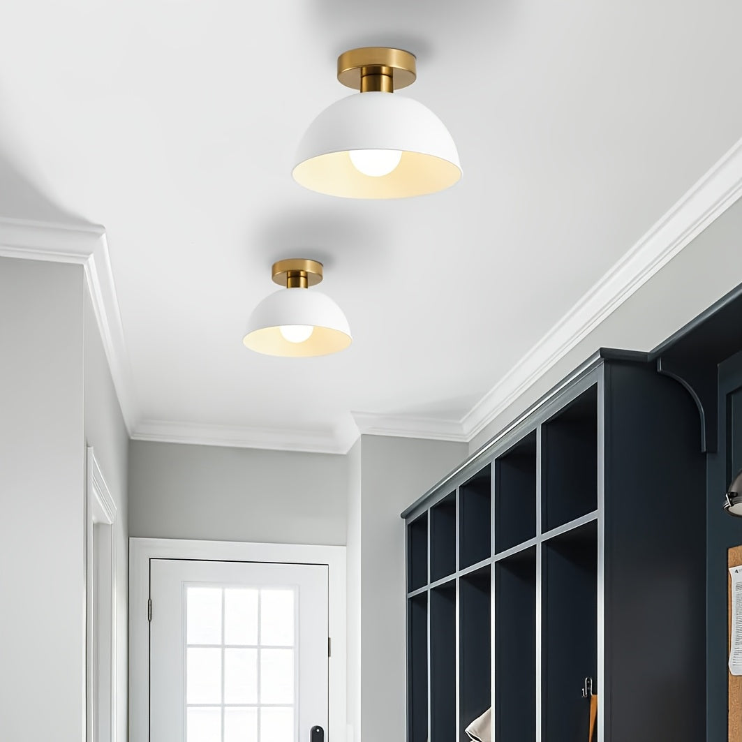 Matte Semi-Flush Ceiling Lamp
