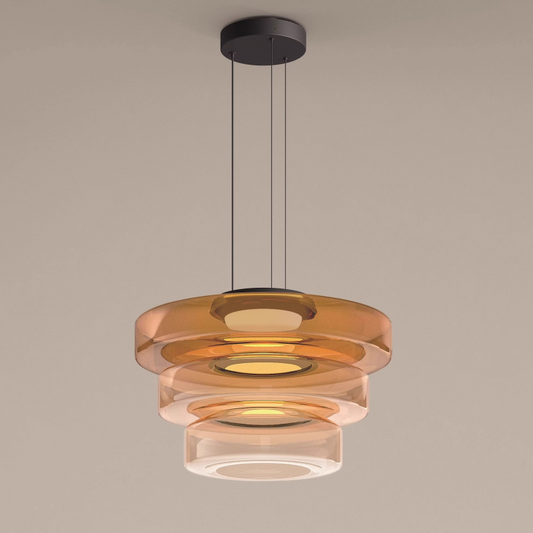Bauhaus Layered Glass Pendant