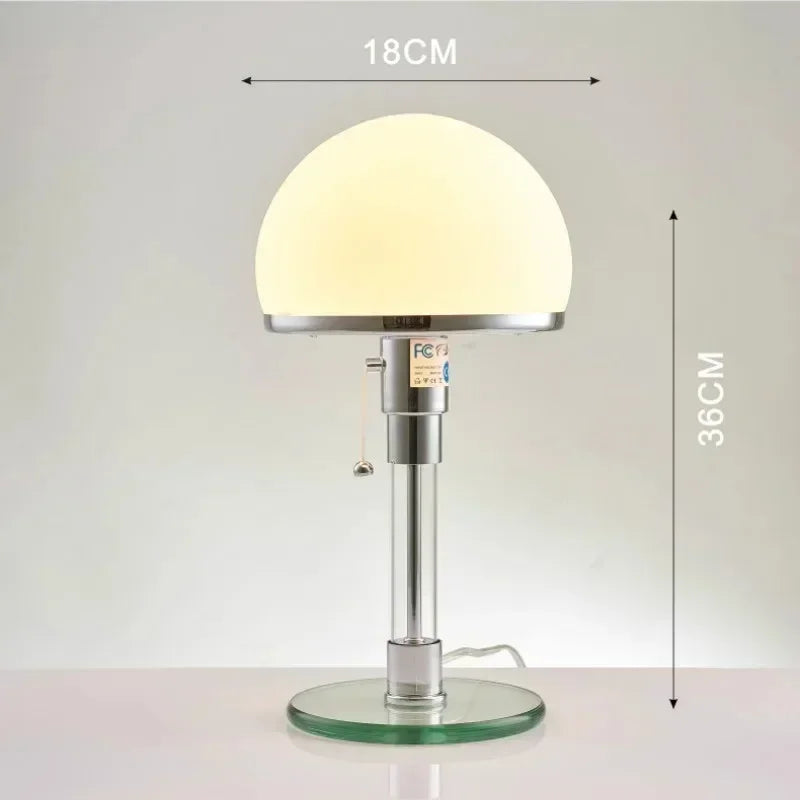 Wilhelm Frosted Glass Table Lamp
