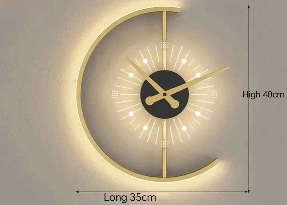 Lunaris Wall Clock Light