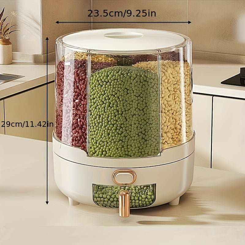 Rotating Airtight Grain Container