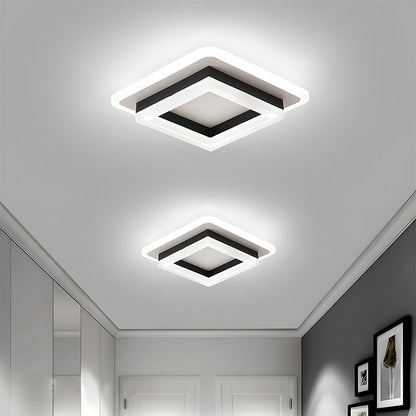 Square LED Flush Ceiling Light