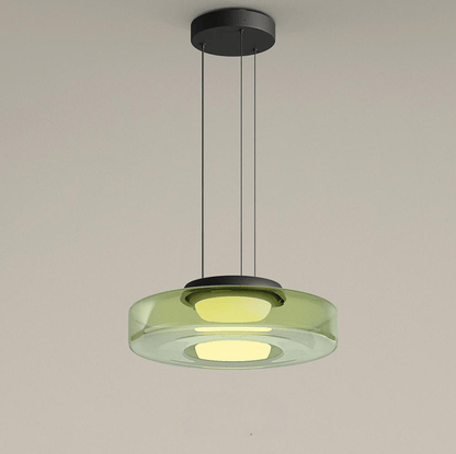 Bauhaus Tiered Glass Pendant
