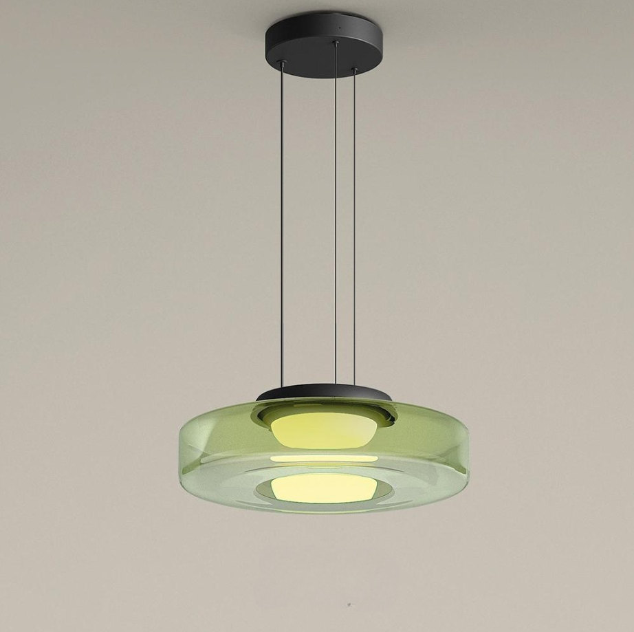 Bauhaus Layered Glass Pendant