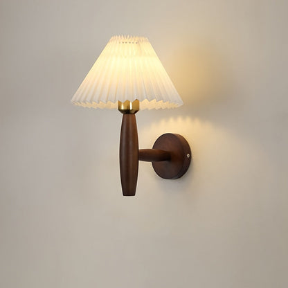 Nordic Pleated Shade Wall Sconce