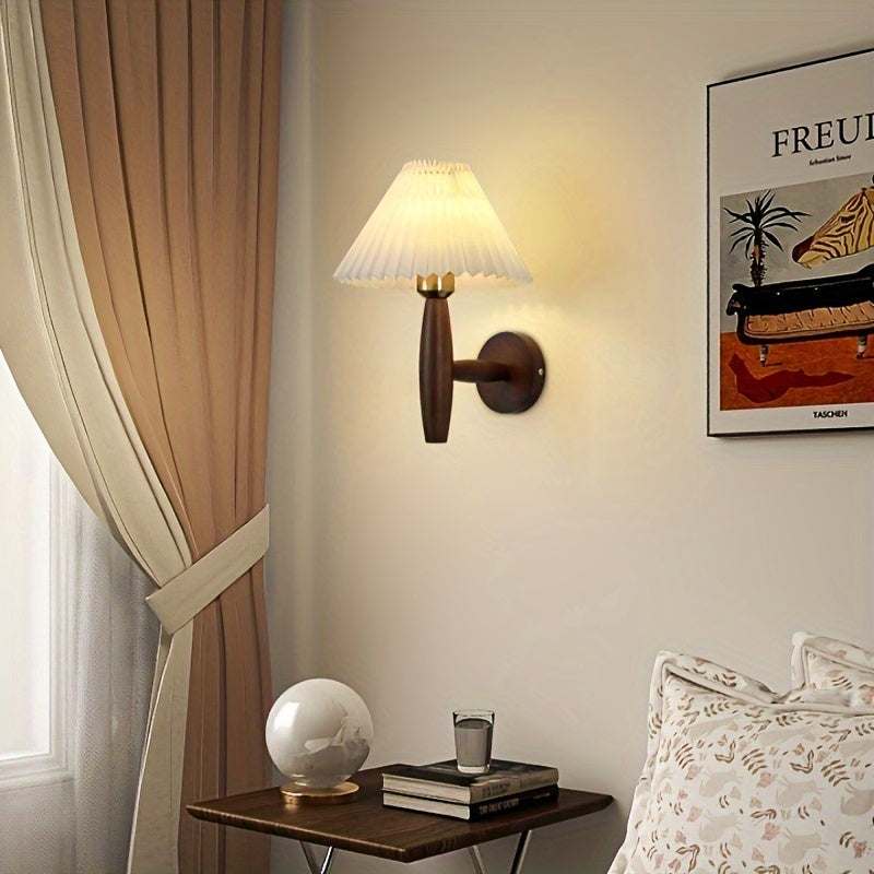 Nordic Pleated Shade Wall Sconce