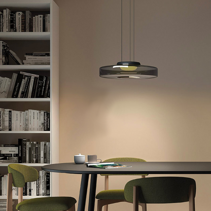 Bauhaus Layered Glass Pendant