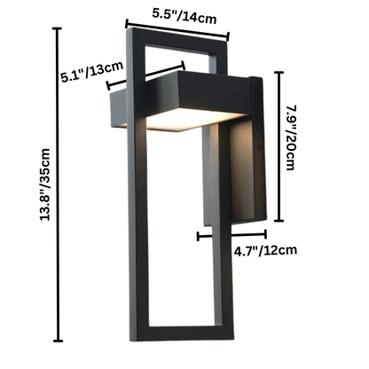 Scandinavian Outdoor Wall Lamp