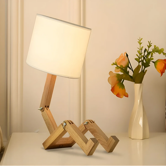 Rilna Poseable Wooden Lamp