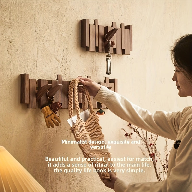 Foldable Piano Key Wall Hooks