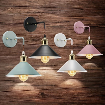 Oil-Rubbed Metal Wall Sconce 2 Pack