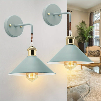 Oil-Rubbed Metal Wall Sconce 2 Pack