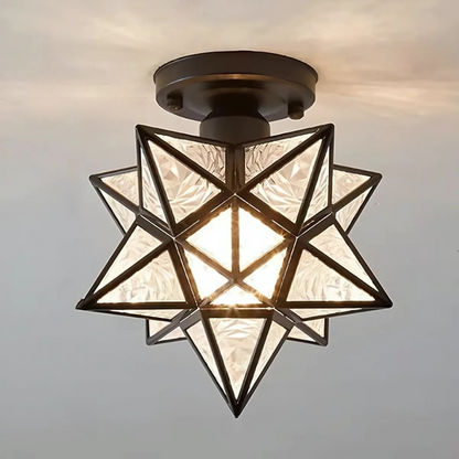 Xelio Geometric Star Ceiling Lamp