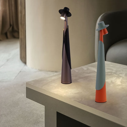 Hat Figure Rechargeable Desk Lamp