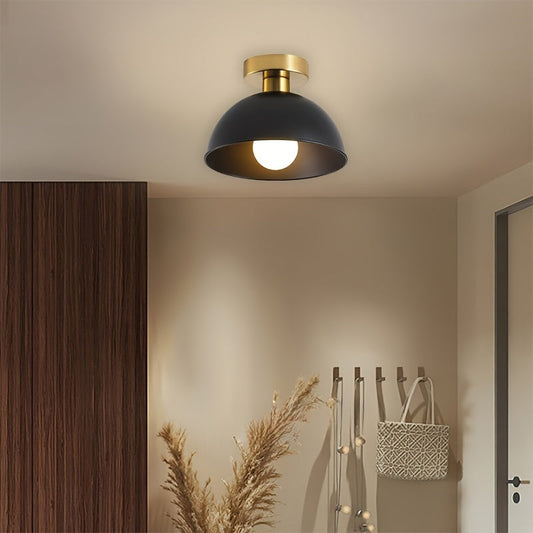 Matte Semi-Flush Ceiling Lamp