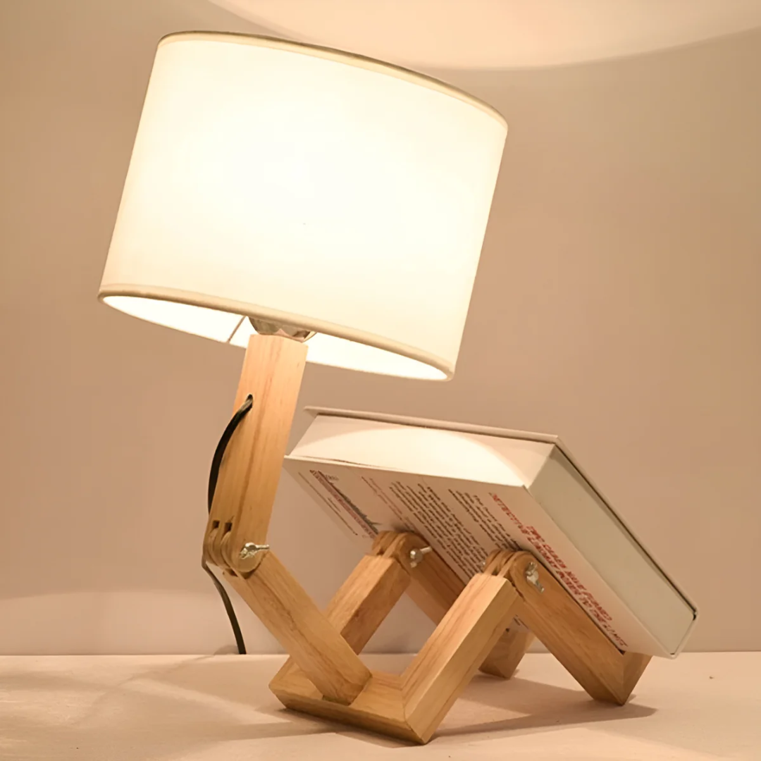Rilna Poseable Wooden Lamp