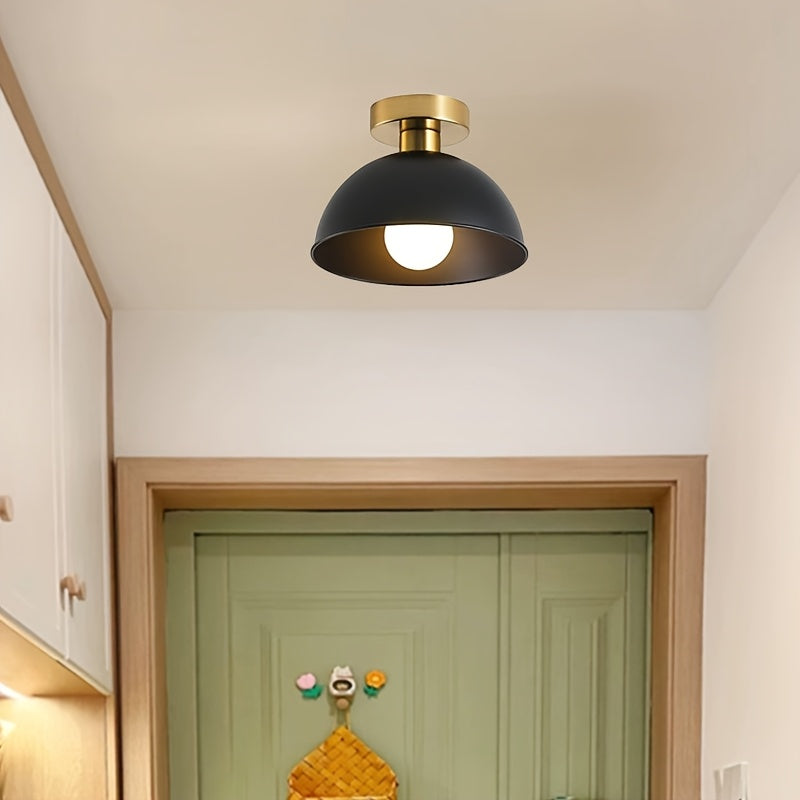 Matte Semi-Flush Ceiling Lamp