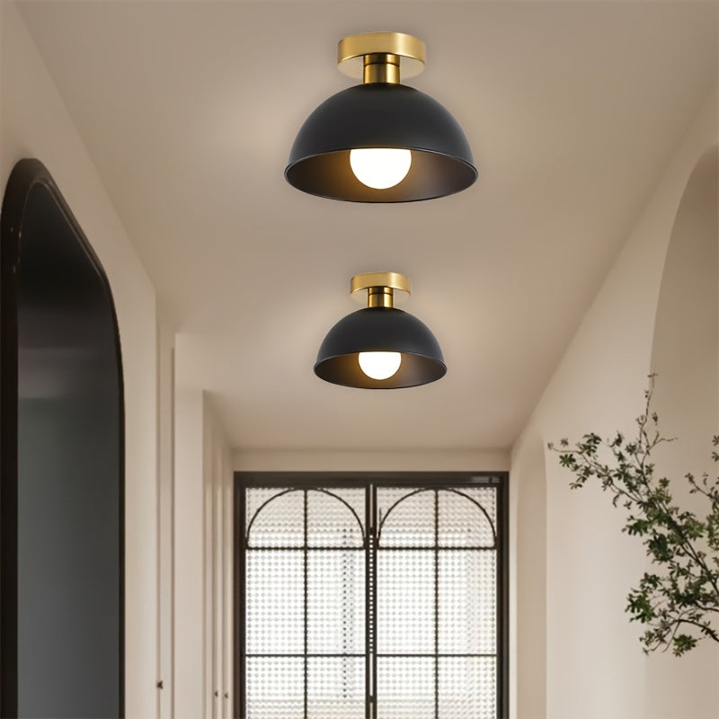 Matte Semi-Flush Ceiling Lamp