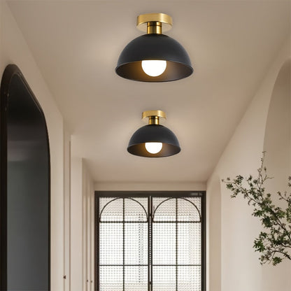 Matte Semi-Flush Ceiling Lamp