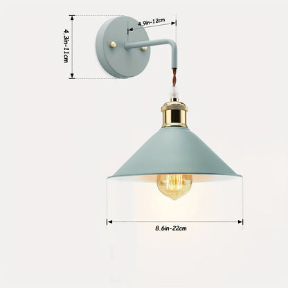 Oil-Rubbed Metal Wall Sconce 2 Pack