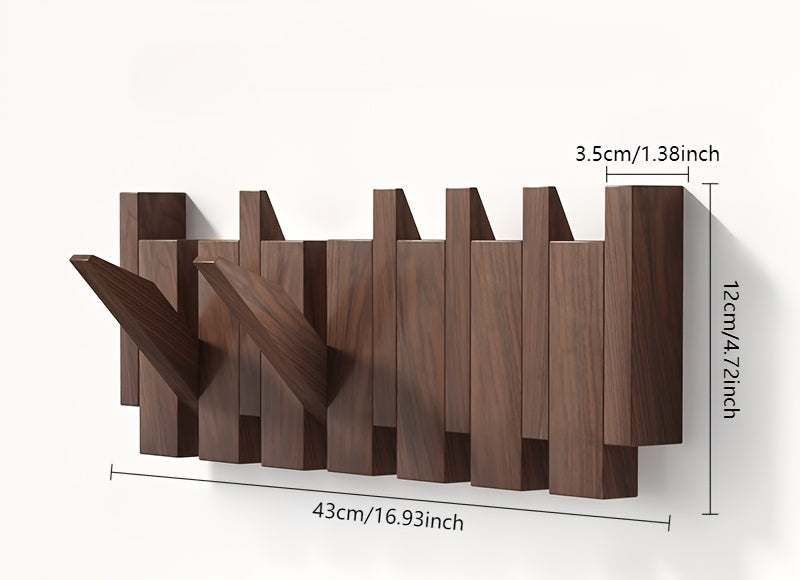 Foldable Piano Key Wall Hooks