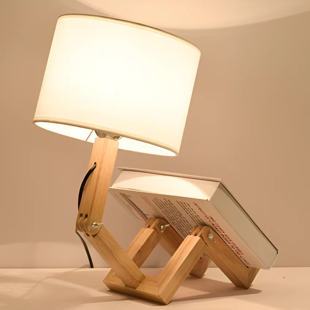 Rilna Poseable Wooden Lamp