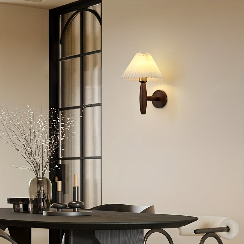 Nordic Pleated Shade Wall Sconce