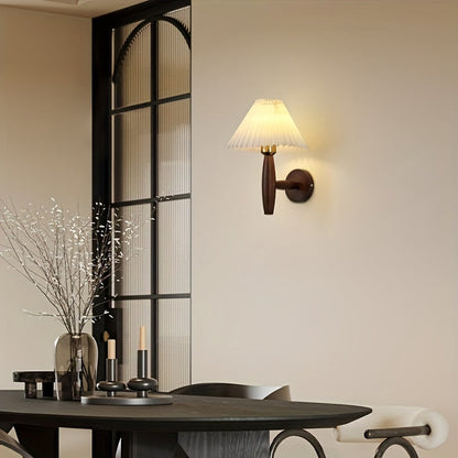 Nordic Pleated Shade Wall Sconce