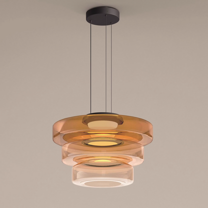 Bauhaus Layered Glass Pendant