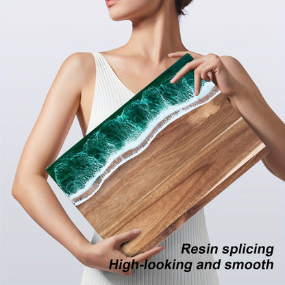 Wave Resin Acacia Serving Board