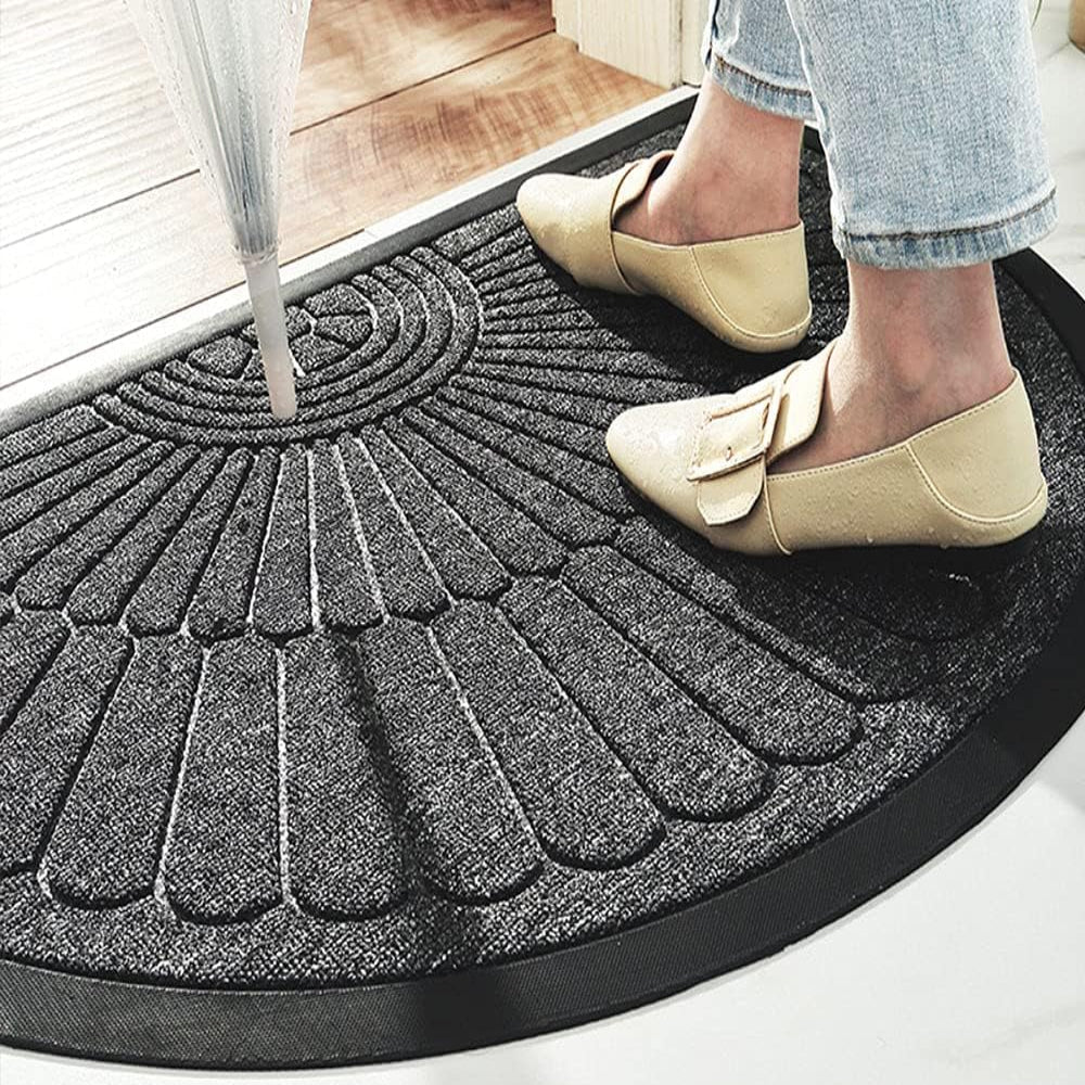 Semi-Circular Non-Slip Door Mat