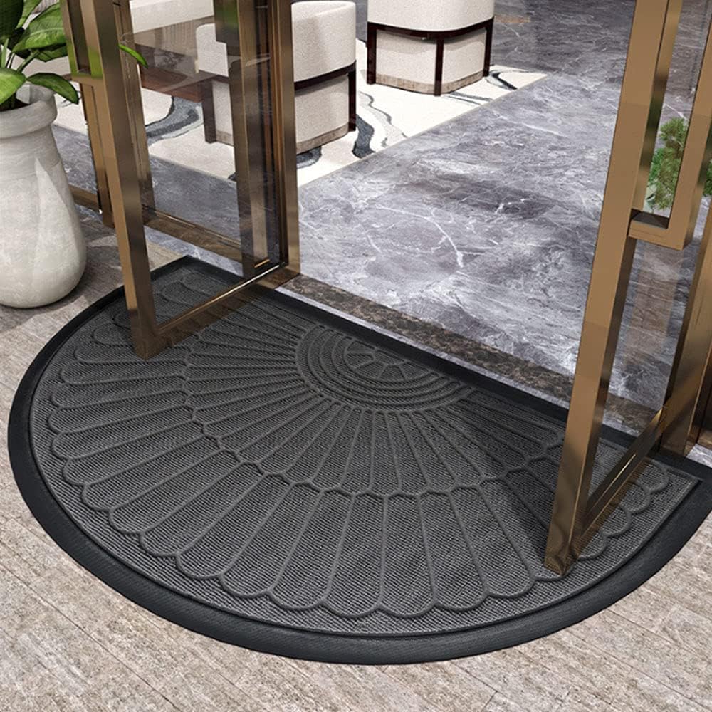 Semi-Circular Non-Slip Door Mat