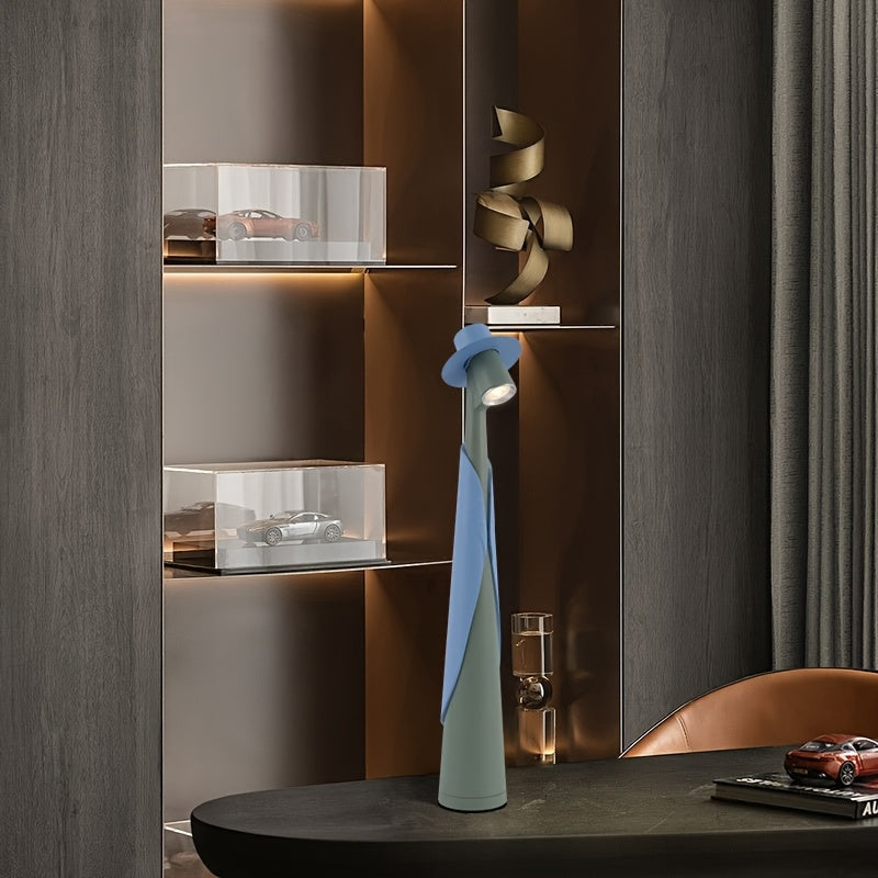 Hat Figure Rechargeable Desk Lamp