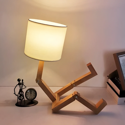 Rilna Poseable Wooden Lamp