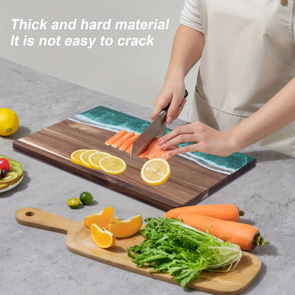 Wave Resin Acacia Serving Board