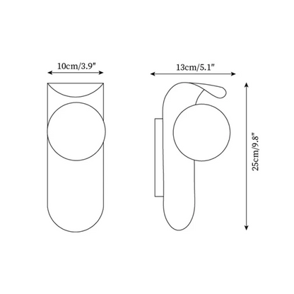Icar Wooden LED Wall Lamp