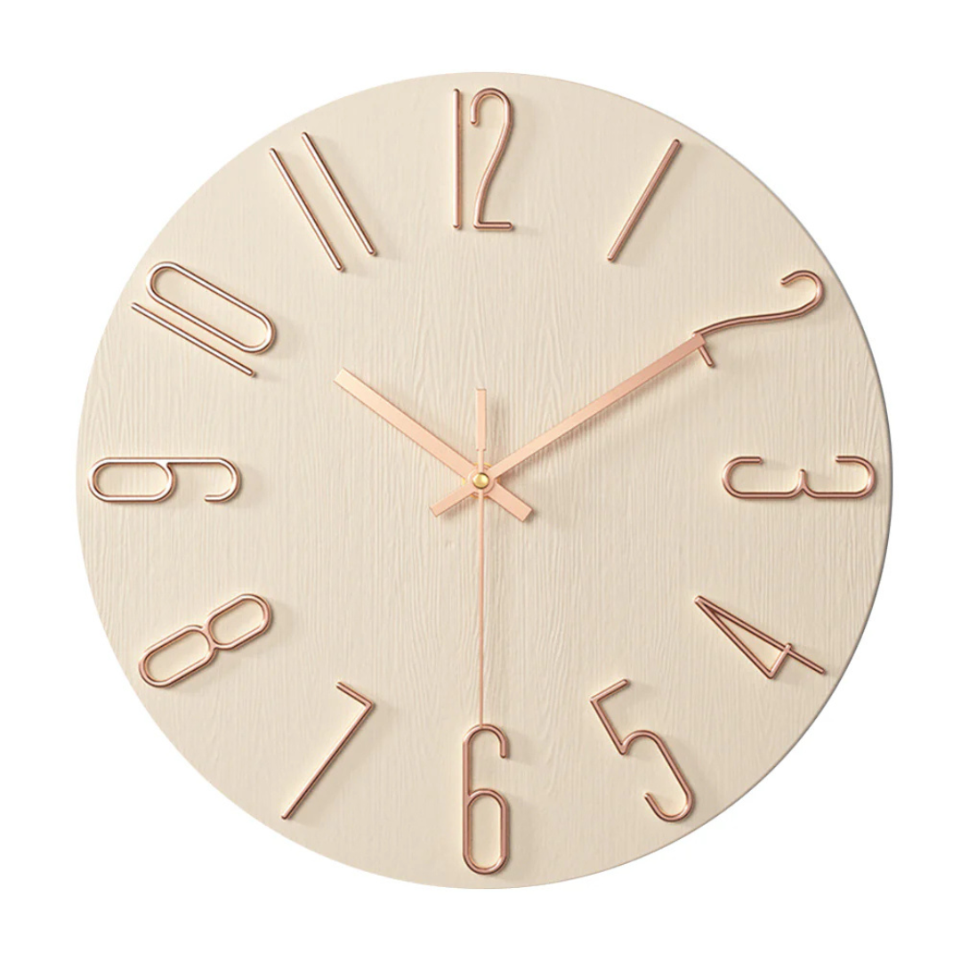 Noble Minimalist Wall Clock