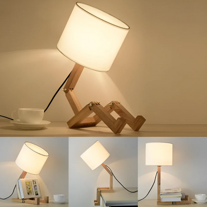 Rilna Poseable Wooden Lamp