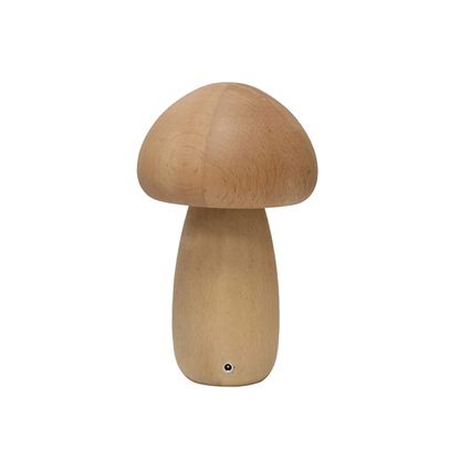 Portobello Wooden Mushroom Lamp