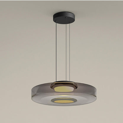 Bauhaus Tiered Glass Pendant