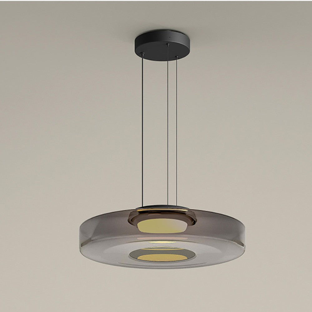 Bauhaus Layered Glass Pendant