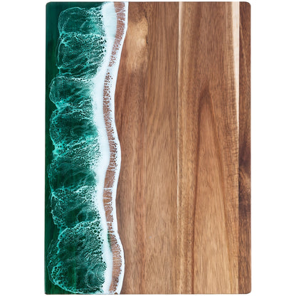 Wave Resin Acacia Serving Board