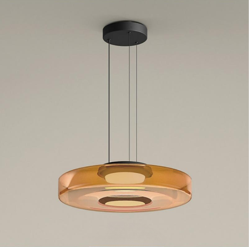 Bauhaus Layered Glass Pendant