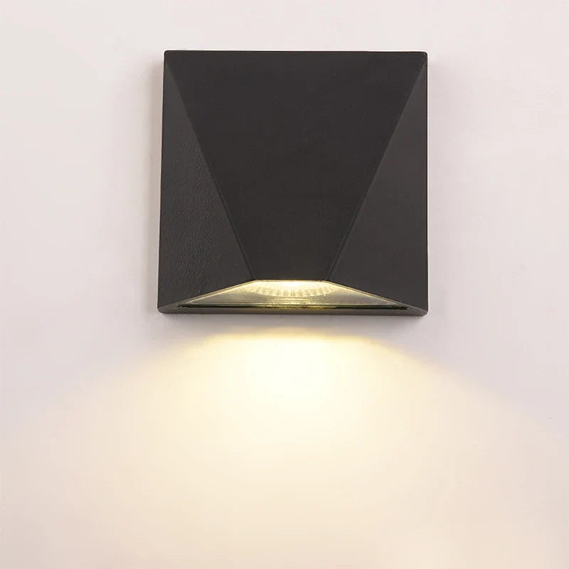 Black 5W Waterproof Wall Light