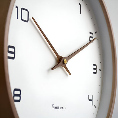 Nordic Wood Frame Wall Clock