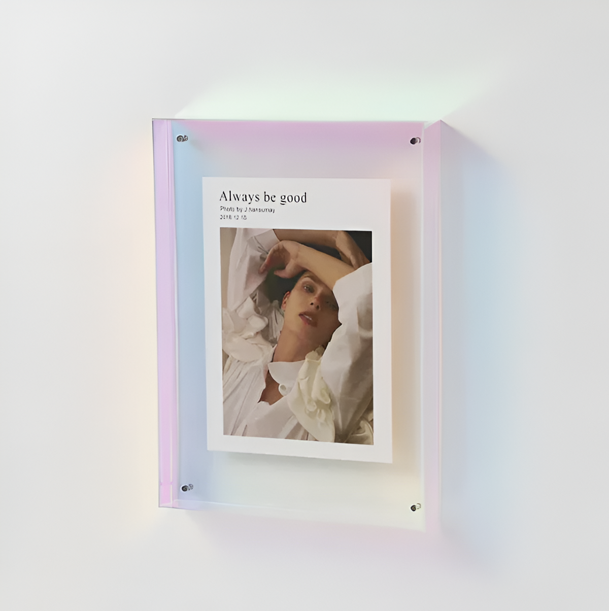 Floating Acrylic Photo Frame