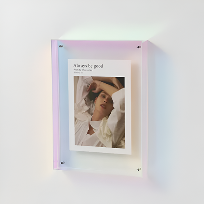 Floating Acrylic Photo Frame