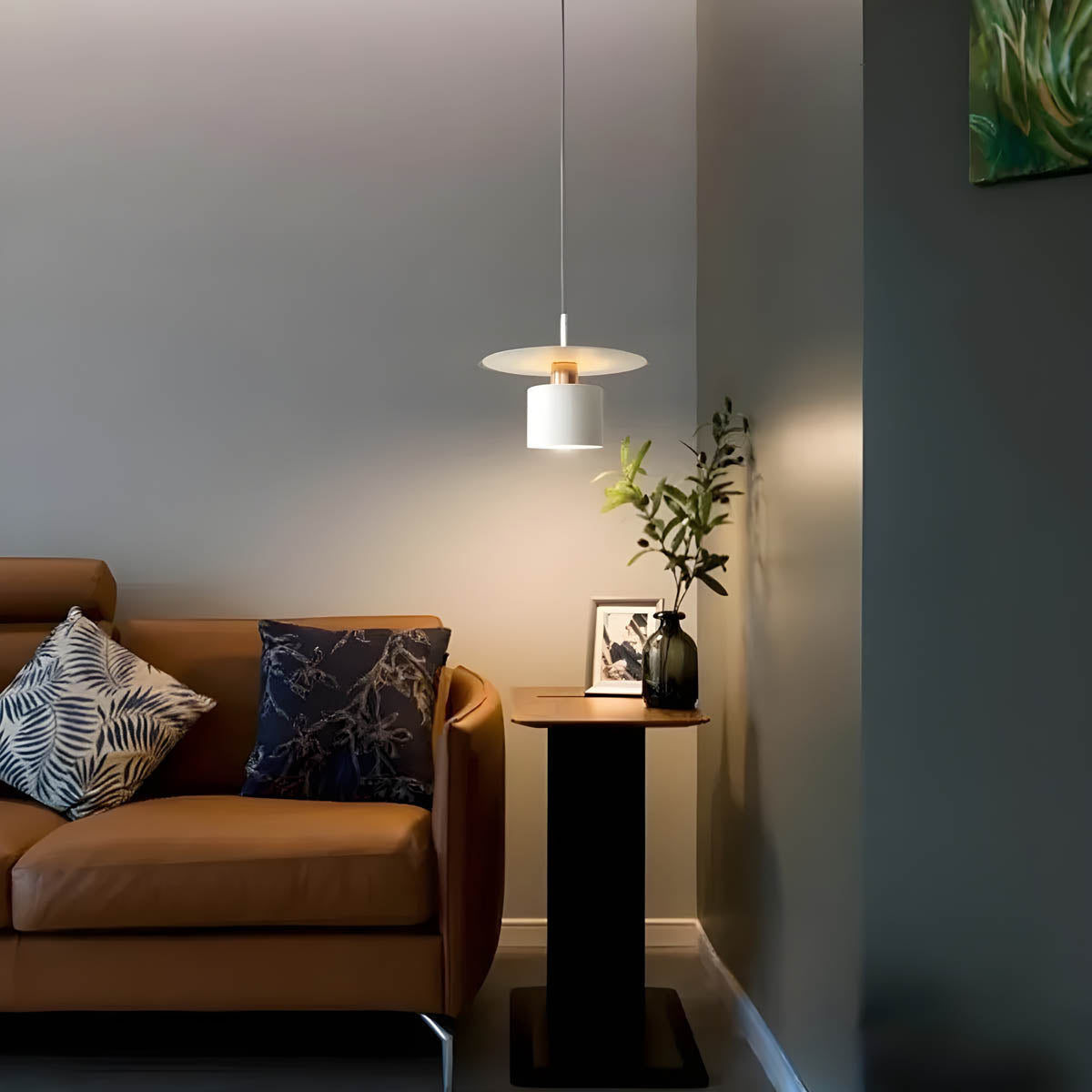 Disc Shade Minimalist Pendant