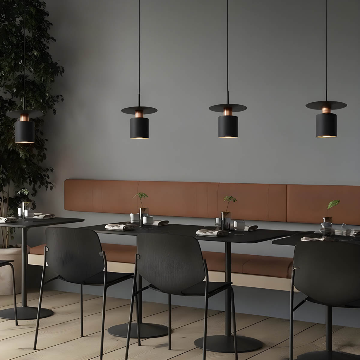Disc Shade Minimalist Pendant